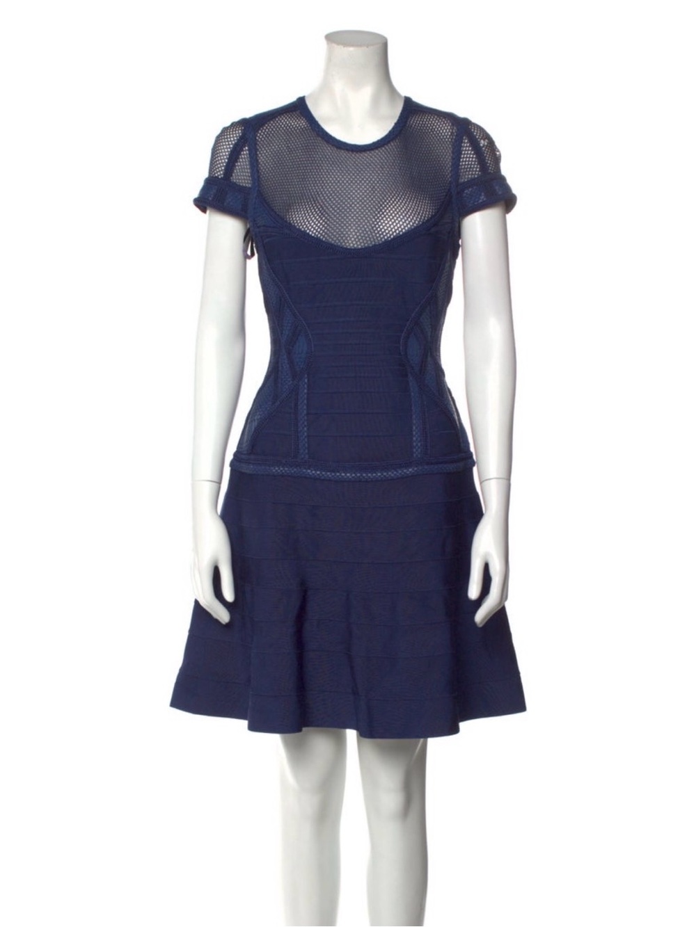 Herve Leger Pugga Print Odiele Crochet dress—size L